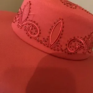 Beautiful Rusty Orange Church Dress Hat by Fifth Sunday Fifth Sunday | Accessories | Beautiful Rusty Orange Church  main image 3